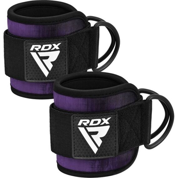 RDX A4 Ankle Straps For Gym Cable Machine, Colour: Violett