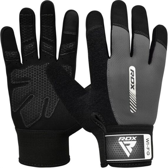 Gants de Fitness à doigt complet, Couleur: Gris, Taille ne pas utiliser: L