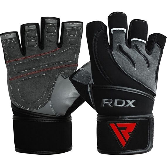 RDX L4 Deepoq Gym Gloves, Colour: Grey, Size: M