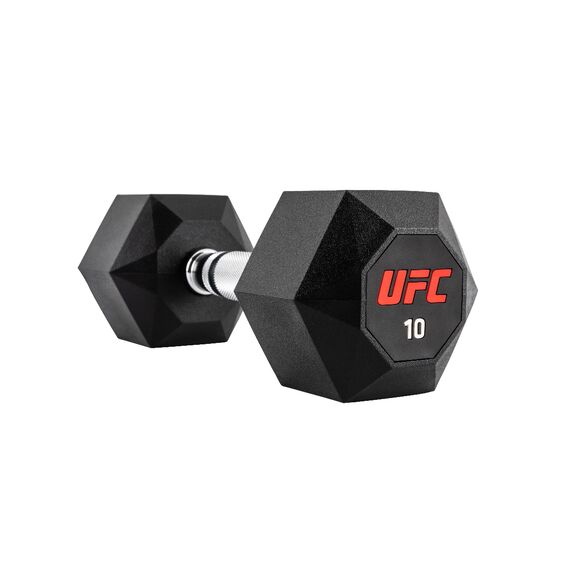 UFC Octagon Dumbbell-10kg, Colour: Schwarz, Additional Weight: 10 kg