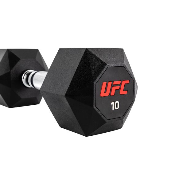 UFC Octagon Dumbbell-10kg, Colour: Schwarz, Additional Weight: 10 kg, 4 image