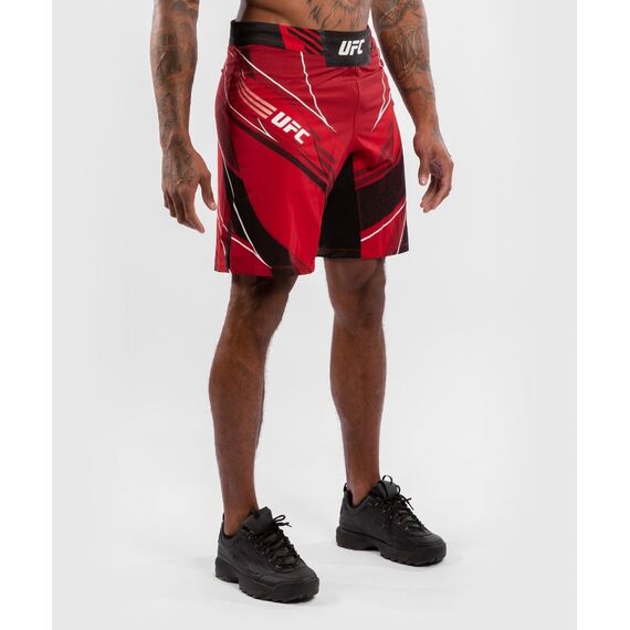 UFC Authentic Fight Night Men's Shorts - Long Fit, Taglia: S, Colore: Rosso , Size: S, 3 image