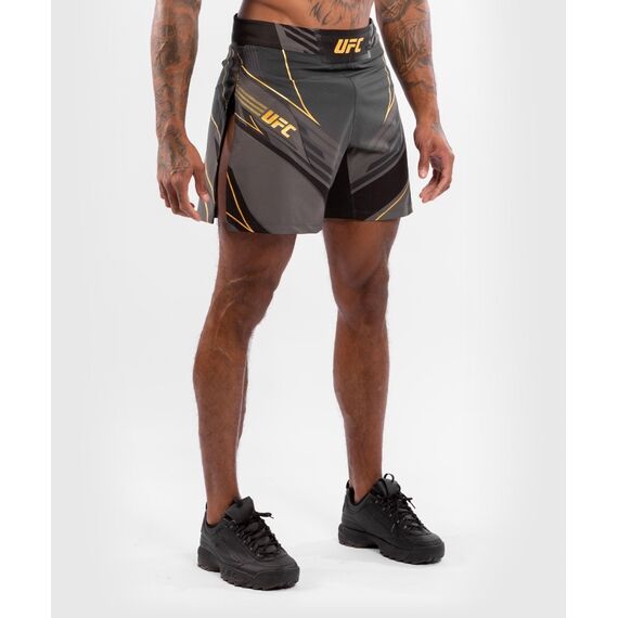 UFC Authentic Fight Night Men's Gladiator Shorts, Colour: Gold, Size: XL, 6 image