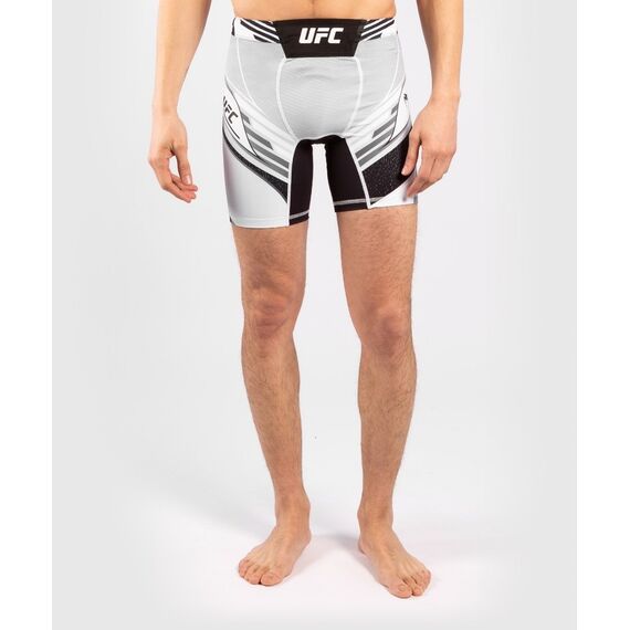 UFC Authentic Fight Night Men's Vale Tudo Shorts - Short Fit, Size: M, Colour: Weiss, Size: M
