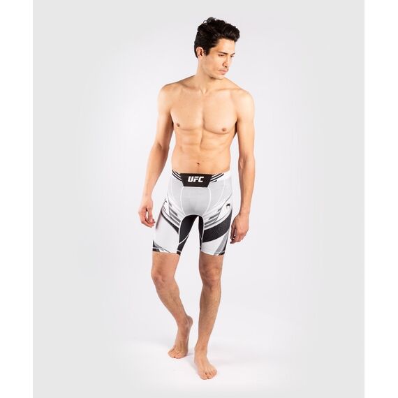 UFC Authentic Fight Night Men's Vale Tudo Shorts - Long Fit, Size: M, Colour: Weiss, Size: M, 2 image