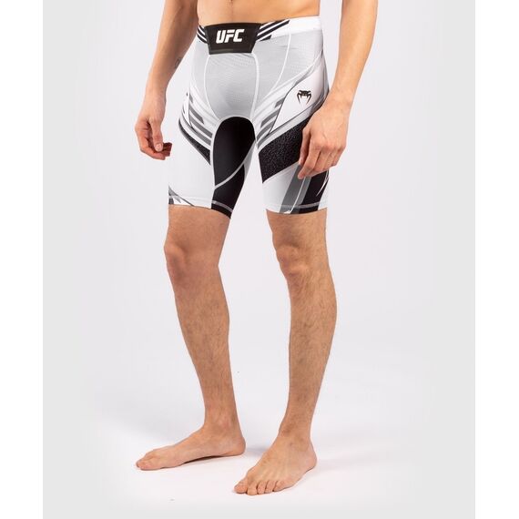 UFC Authentic Fight Night Men's Vale Tudo Shorts - Long Fit, Size: M, Colour: Weiss, Size: M, 6 image