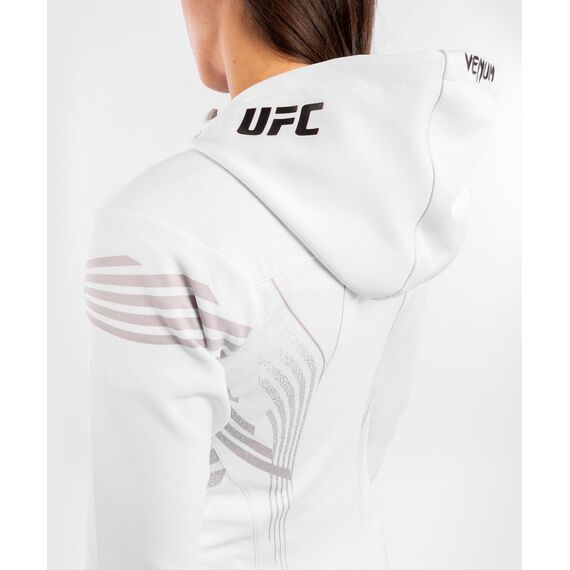 UFC Authentic Fight Night Women's Walkout Hoodie, Colour: Weiss, Size: L, 2 image