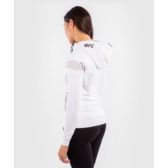UFC Authentic Fight Night Women's Walkout Hoodie, Colour: Weiss, Size: L, 5 image