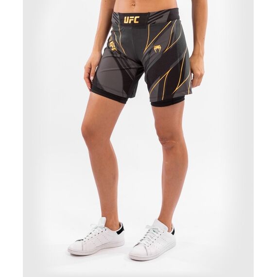 UFC Authentic Fight Night Women's Shorts - Long Fit, Colore: Oro , Size: M, 4 image