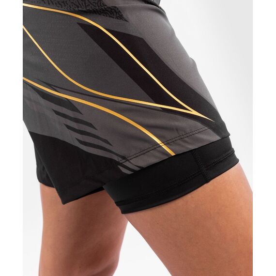 UFC Authentic Fight Night Women's Shorts - Long Fit, Colore: Oro , Size: M, 8 image