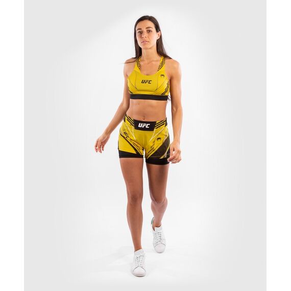 UFC Authentic Fight Night Women's Shorts - Short Fit, Size: L, Colour: Yellow, Size: L, 5 image