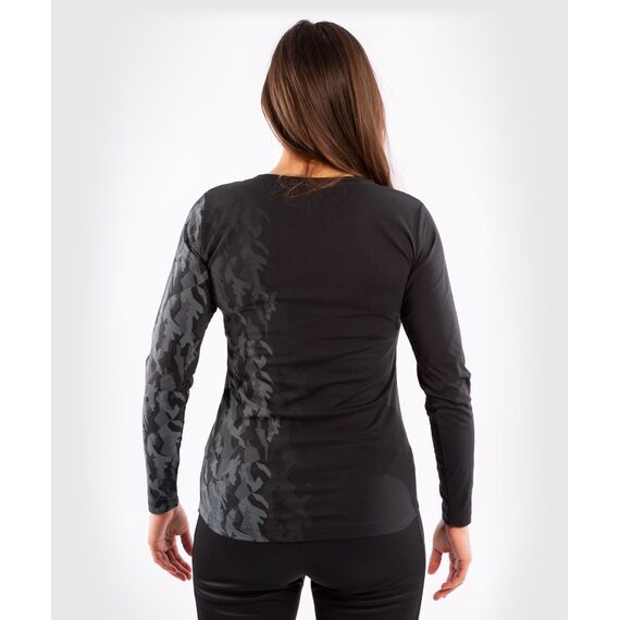 UFC Authentic Fight Week Women's Long Sleeve T-shirt, Colour: Schwarz, Size: M, 4 image