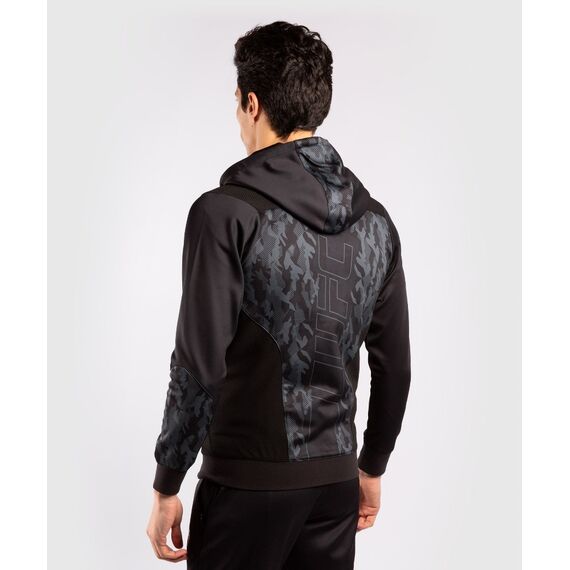 UFC Authentic Fight Week Men's Zip Hoodie, Size: XL, Colour: Schwarz, 3 image
