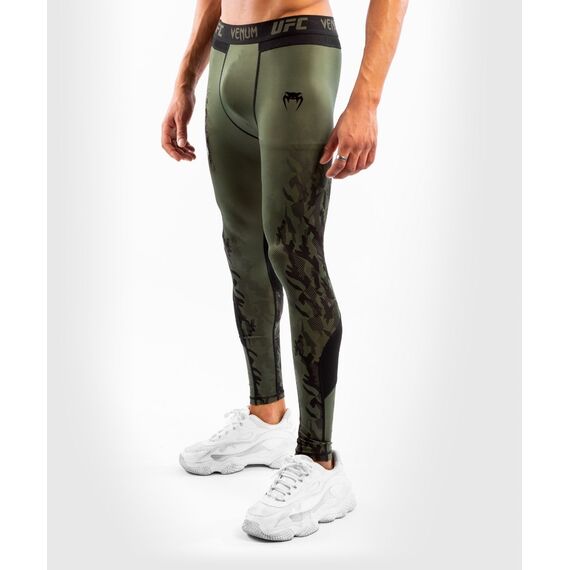 UFC Authentic Fight Week Men's Performance Tight, Size: M, Colour: Khaki, Size: M, 4 image