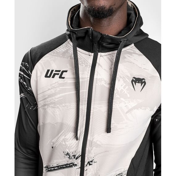 UFC Authentic Fight Week 2.0 Men's Zip Hoodie, Size: XL, Colour: Weiss, 9 image