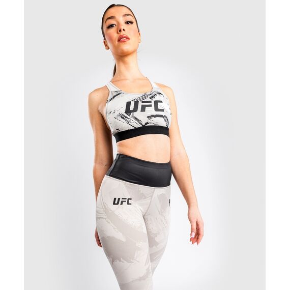 UFC Authentic Fight Week 2.0 Women's Weigh-In Bra, Size: L, Colour: Weiss