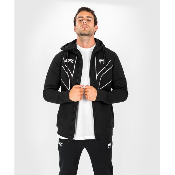 UFC Fight Night 2.0 Replica Men's Full Zip Hoodie, Size: L, Colour: Schwarz, 3 image