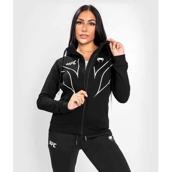 UFC Fight Night 2.0 Replica  Kapuzenpullover mit Reißverschluss, Bekleidungsgrösse: S, Farbe: Schwarz