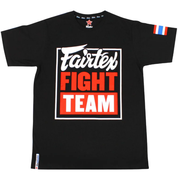 T-Shirt Fairtex Fight Team, Size: M, Colour: Schwarz
