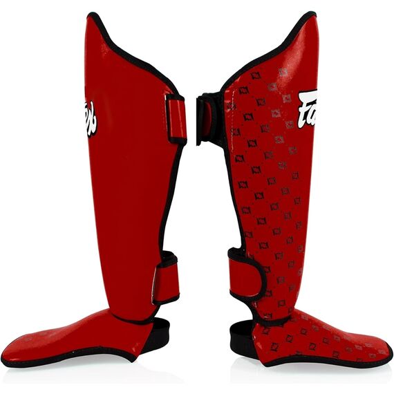Shin guards Fairtex SP5 Compétition, Size: M, Colour: Rot, 3 image