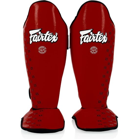 Shin guards Fairtex SP5 Compétition, Size: M, Colour: Rot, 4 image