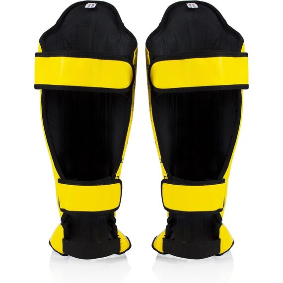 Shin guards Fairtex SP5 Compétition, Size: L, Colour: Yellow, 2 image