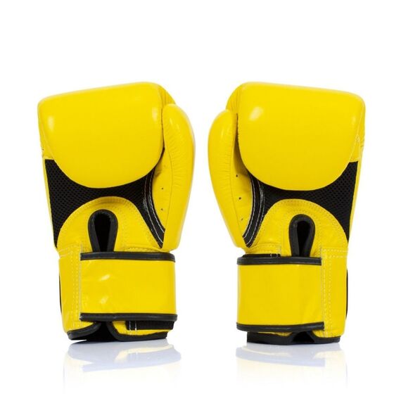 Gants de boxe Fairtex BGV1 universels, Couleur: Jaune, OZ: 16oz, 4 image