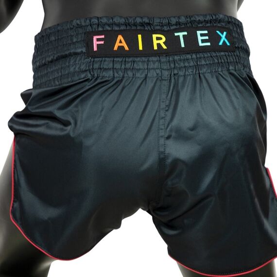 Muay Thai Shorts Fairtex Kabuki, Taglia: S, Colore: Nero, 4 image