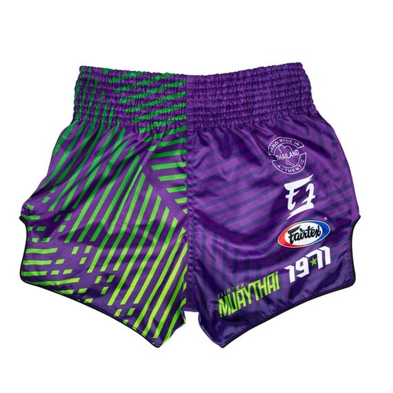 Short de Muay Thai Fairtex Racer, Taille: S, Couleur: Violet, 2 image