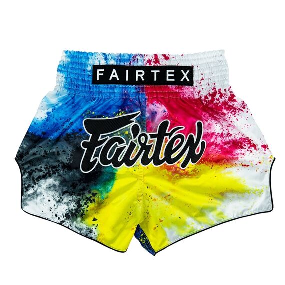 Short de Muay Thai Fairtex Acid Jazz, Taille: S, Couleur: Multicolore