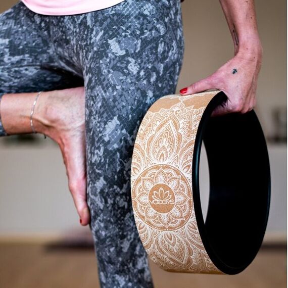 Mandala" yoga wheel Yoggys, 4 image