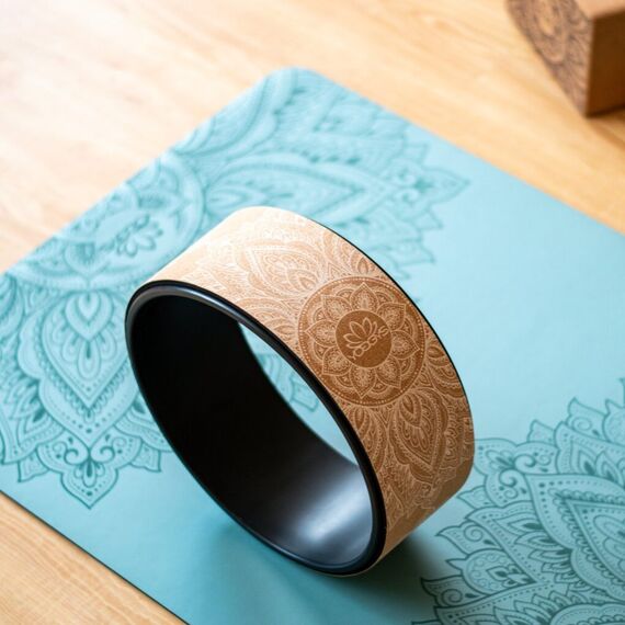 Mandala" yoga wheel Yoggys, 2 image