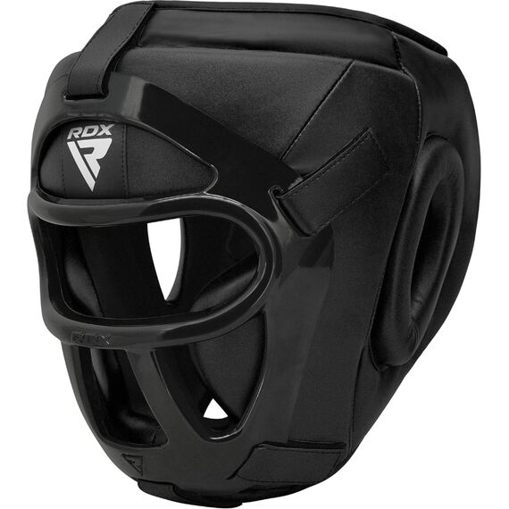 Casque de Combat à Grille Amovible, Couleur: Noir, Taille ne pas utiliser: L