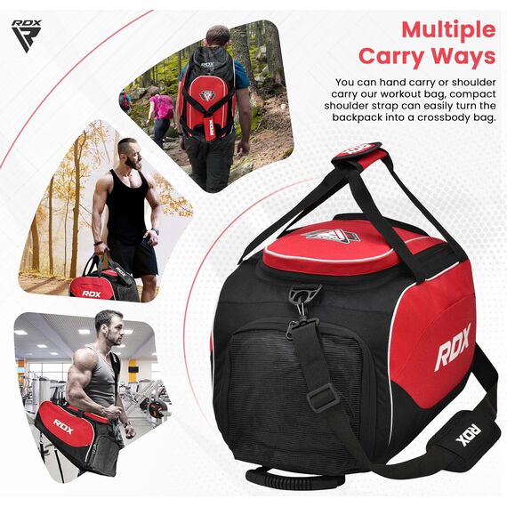 Sporttasche, Farbe: Rot, Volume: 40 l, 4 image