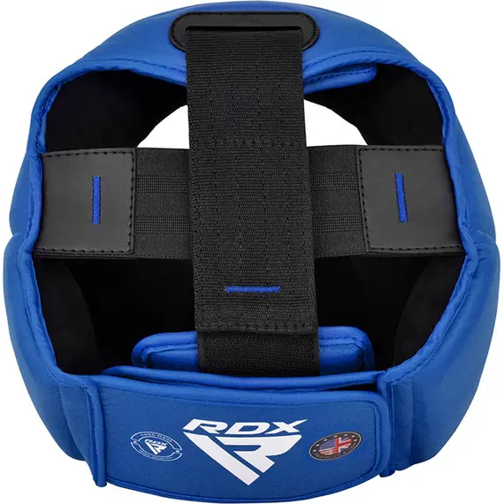 RDX Amateur Boxing Head Guard for Competition, Size: L, Colour: Blue, 3 image