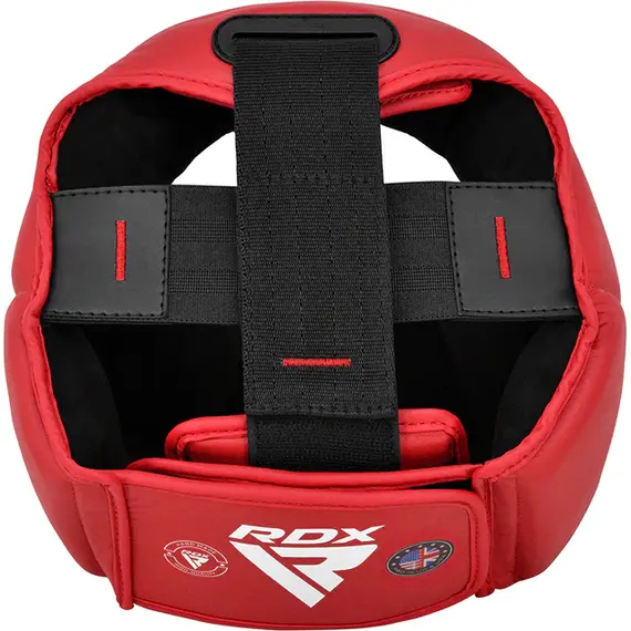 RDX Amateur Boxing Head Guard for Competition, Size: M, Colour: Rot, 3 image