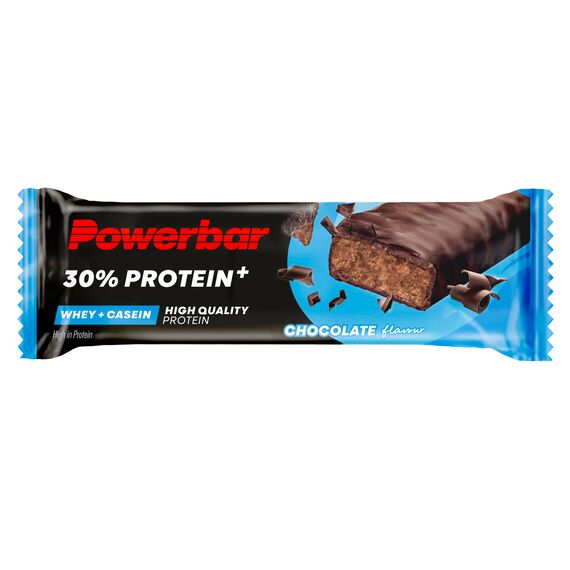 30% Protein+ 55g PowerBar (pack of 15) | Chocolate, 2 image