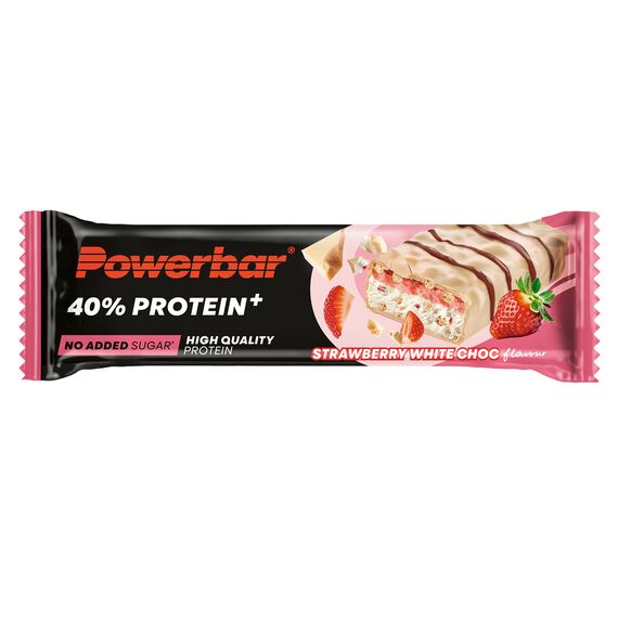 40% Crisp protein bar 40g PowerBar (pack of 12) | Strawberry White Chocolate, 4 image