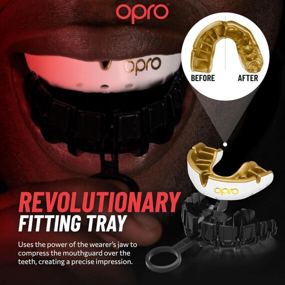 OPRO Self-Fit  Gold Braces, Size: One Size, Colour: Rot, 3 image