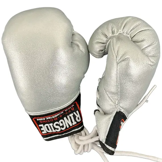 Ringside Miniature Bag Gloves, Taille: Taille unique, Couleur: Argente, 4 image