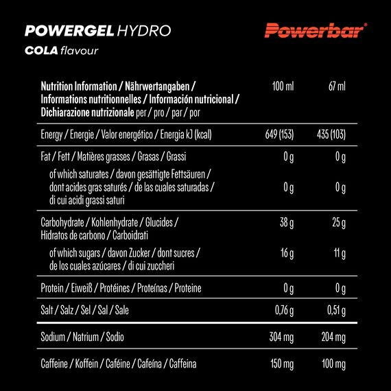 PowerGel Hydro 67ml Powerbar (set of 24) | Cola, 3 image