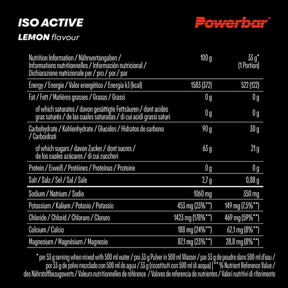 Isoactive 1.32kg PowerBar | Lemon, 2 image