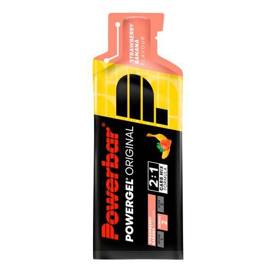 PowerGel Original 41g Powerbar (pack of 24) | Strawberry Banana, 2 image