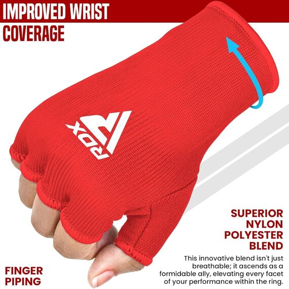 RDX Inner Gloves, Size: L, Colour: Rot, 3 image