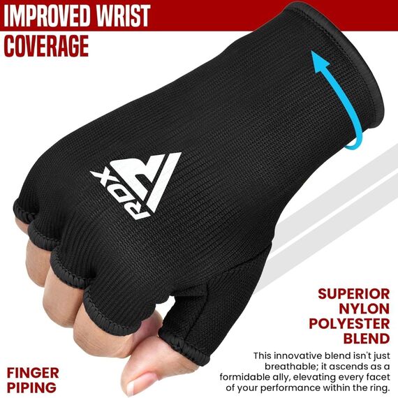 RDX Inner Gloves, Size: M, Colour: Schwarz, 2 image