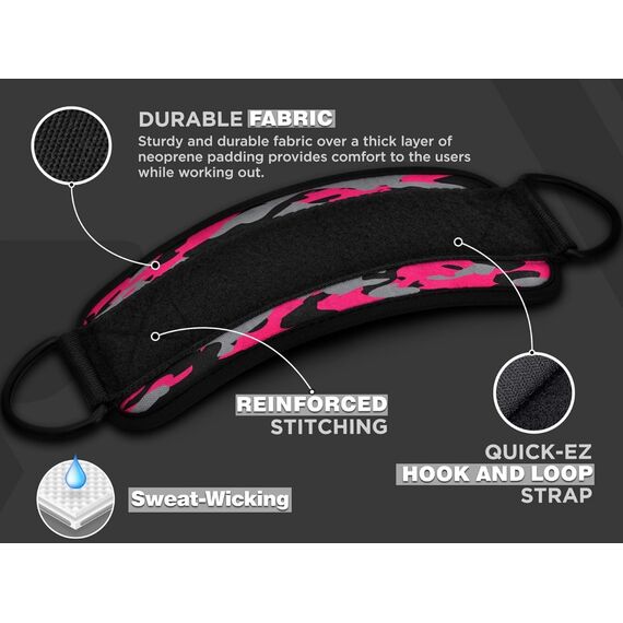 Sangle de cheville pour machine à câble (1 pièce), Taille: Taille unique, Couleur: Rose, 5 image