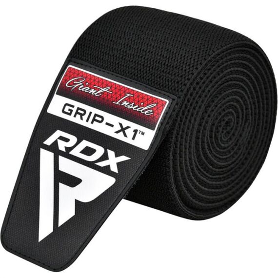 Gym Knee Wraps K1, Size: One Size, Colour: Schwarz, 5 image