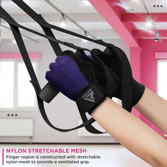 Fitness-Handschuhe W1 – Vollfinger, Bekleidungsgrösse: L, Farbe: Rosa, 3 image