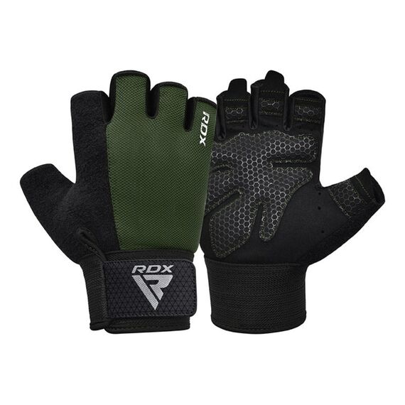 Gants de musculation W1 – Doigts coupés, Taille: S, Couleur: Vert, 5 image