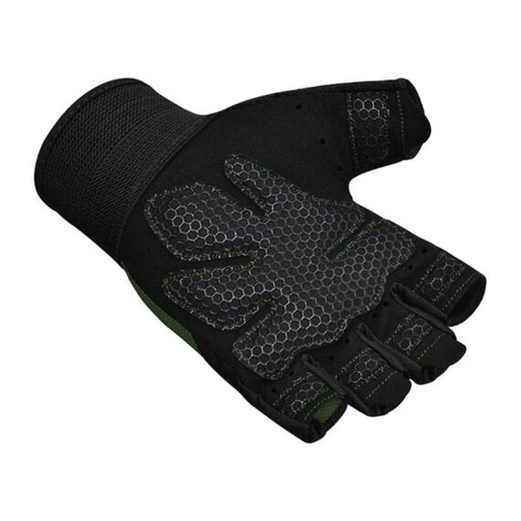 Fitness-Handschuhe W1 – Halbfinger, Bekleidungsgrösse: L, Farbe: Schwarz, 3 image